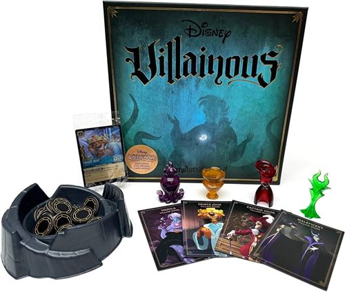 Jogo Disney Villainous: Introduction to Evil - Divercentro Discount