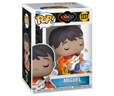 Funko Pop! Figura de Vinyl Disney Pixar Coco: Miguel with Guitar Glows in The Dark - Edição Especial - 1237 Online now