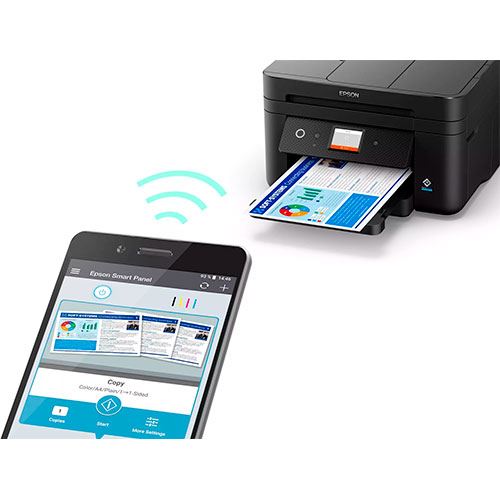 Impressora Multifunções Epson WorkForce WF-2960DWF | 14 ppm | Wi-Fi | Preto Hot on Sale