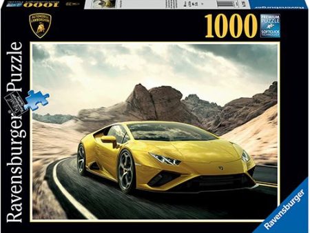 Puzzle Lamborghini Huracan Amarelo - 1000 Peças - Ravensburger Hot on Sale