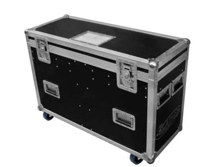 6-pack road case for Fuze Par Z120IP Fuze Par Z175 with clamps attached and barn doors For Discount