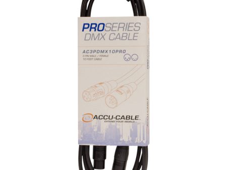 Accu-Cable AC3PDMX10PRO Hot on Sale