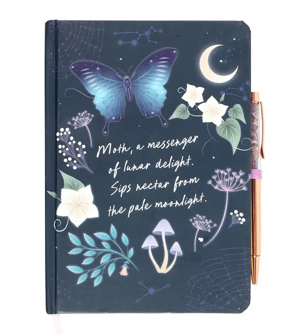 Something Different: A5 Notebook - Midnight Moth Online Hot Sale